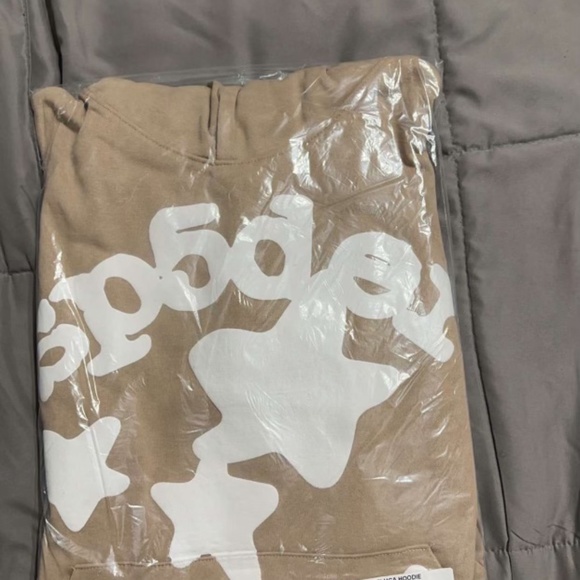 SP5DER BELUGA HOODIE "sand'